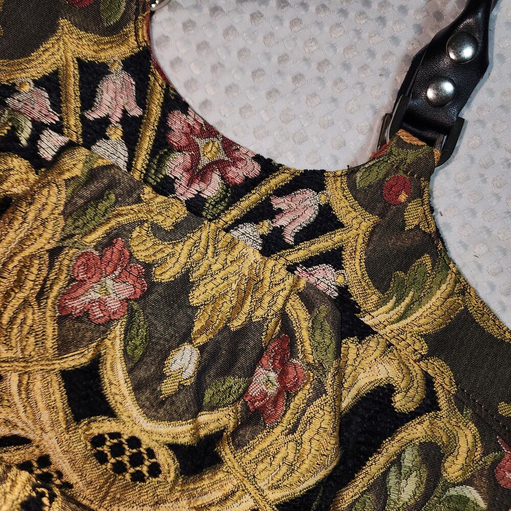 TALBOT TAPESTRY COLORFUL SATCHEL BAG - Picture 3 of 7